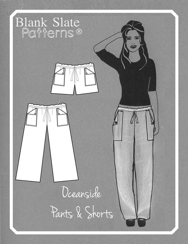 Oceanside Pants and Shorts - Blank Slate Patterns