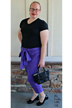 Capri length - Forsythe Trousers and Capris - Women's Trouser sewing pattern by Blank Slate Patterns