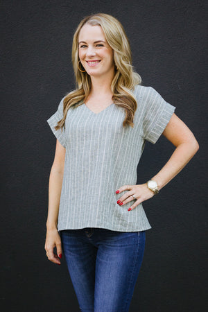 Esma - Boxy top woven t shirt pattern by Blank Slate Patterns