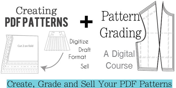 Creating PDF sewing patterns - Digital pattern making tutorial 