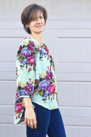 Valetta Top - Peasant Top Sewing Pattern by Blank Slate Patterns
