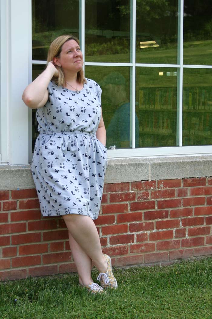 Catalina Dress Pattern by Blank Slate Patterns - Cap Sleeve version