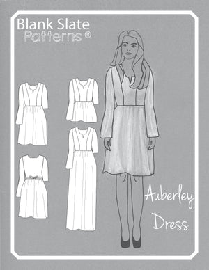 Cover Art - Auberley Baby Doll Dress Pattern - Sewing Pattern by Blank Slate Patterns