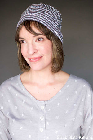 Women's Size - Blank Slate Patterns Slouchy Beanie Hat Pattern - Sew a stretchy knit hat