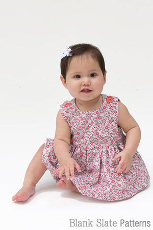 Raleigh Dress Pattern -  Baby Dress Pattern by Blank Slate Patterns