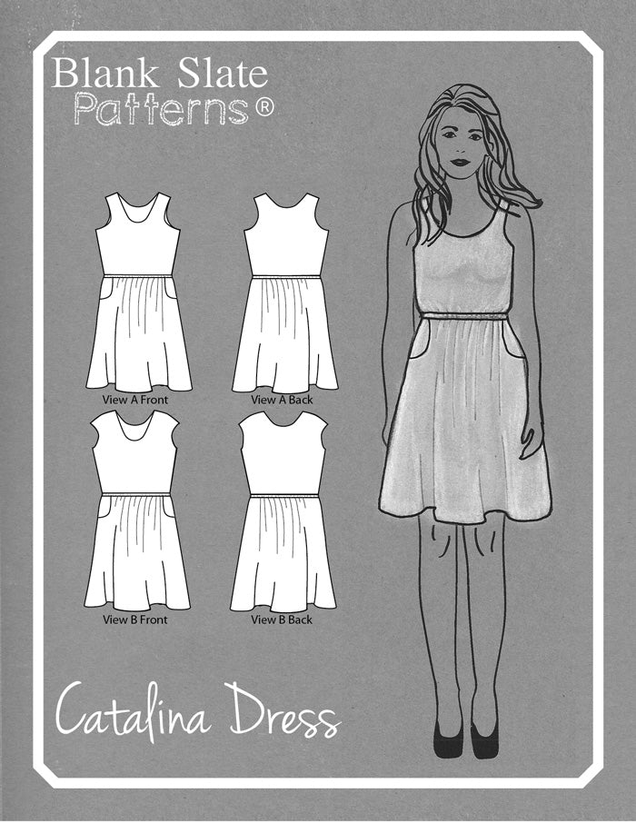 Sew Reversible Dress - Catalina Dress - Melly Sews