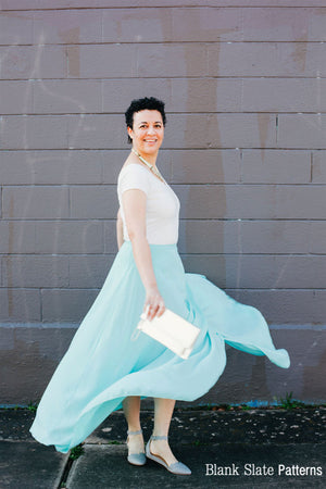 Wrap circle skirt - Daintree Skirt by Blank Slate Patterns - Wrap Skirt Sewing Pattern