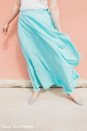 Romantic skirt - Daintree Skirt by Blank Slate Patterns - Wrap Skirt Sewing Pattern