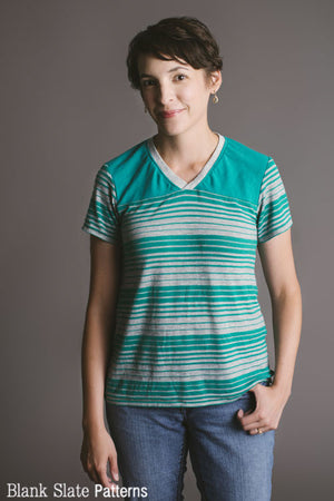 Juniper Jersey - Women's T-Shirt Sewing Pattern by Blank Slate Patterns