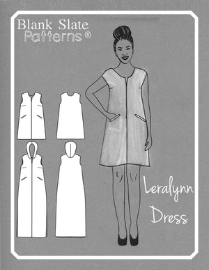 Cover Art - Leralynn Dress - by Blank Slate Patterns - Women's Shift Dress Sewing Pattern