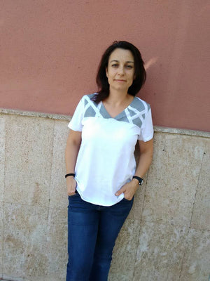 Casual t shirt - Juniper Jersey - Women's T-Shirt Sewing Pattern by Blank Slate Patterns