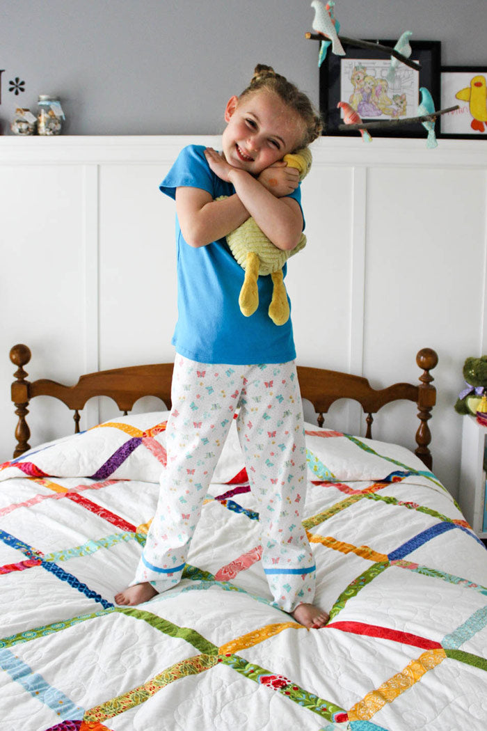 Snuggle Pajamas Sewing Pattern by Blank Slate Patterns for Babies, Boys and Girls 