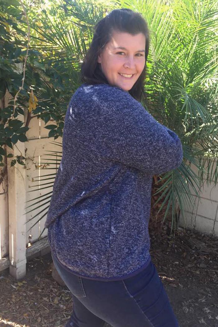 Blank Patterns - Tulip Women\'s Slate Pattern Sweatshirt Sewing Top