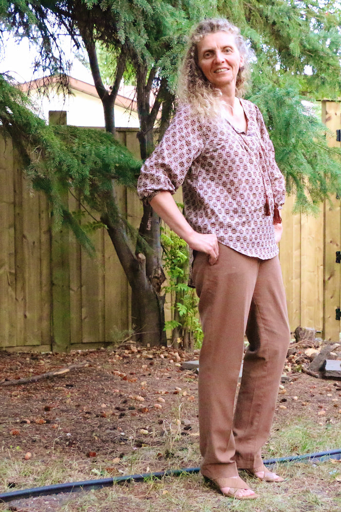 Valetta Top - Peasant Top Sewing Pattern by Blank Slate Patterns