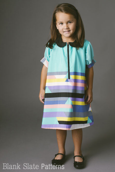A Line A La Mode Girls Dress Sewing Pattern - by Blank Slate Pattens - Blank Slate Patterns A Line A La Mode Girls Dress Sewing Pattern - by Blank Slate Pattens - Blank Slate Patterns