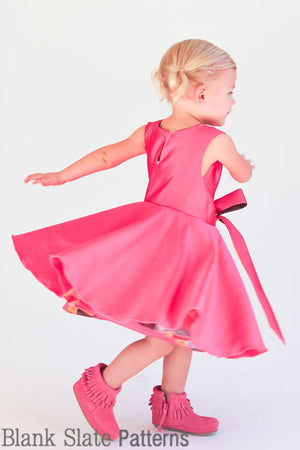 The Amaryllis Dress - 1950s inspired wrap or walkaway dress PDF Sewing Pattern by Blank Slate Patterns