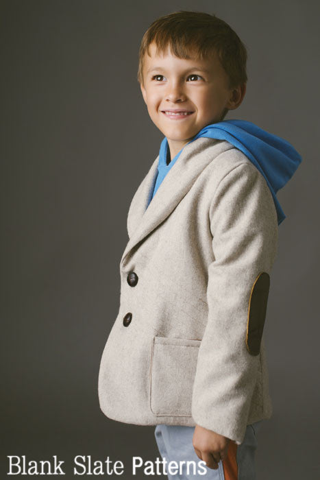 High fashion for boys - Berkshire Blazer PDF Sewing Pattern by Blank Slate Patterns