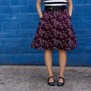 Skirt version - Marigold Dress - Shirt Dress Women's Sewing Pattern by Blank Slate Patterns