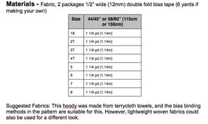 Baja Hoody PDF Sewing Pattern swim cover up from Blank Slate Patterns