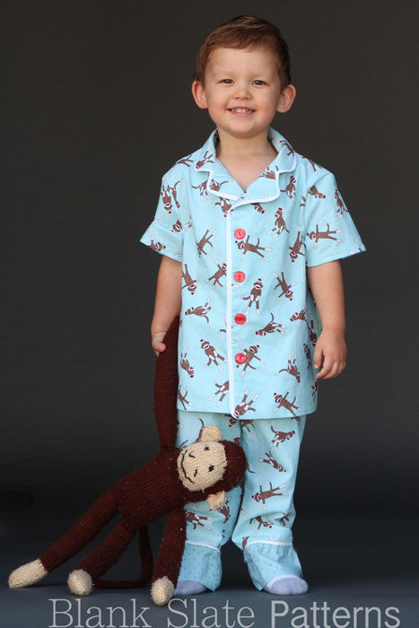 Lazy Day Pajamas pdf sewing pattern by Blank Slate Patterns