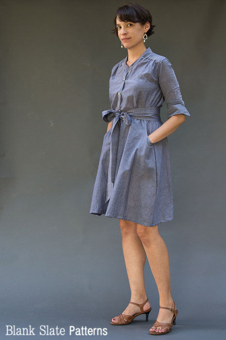 Marigold Dress - Shirt Dress Pattern by Blank Slate Patterns