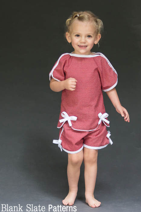 Sweet Pea Pajamas sewing pattern from blankslatepatterns.com